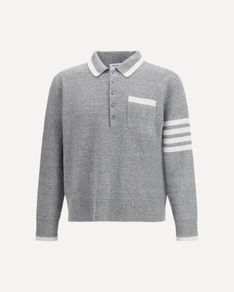 Thom Browne Knitted polo Shirt Male 2