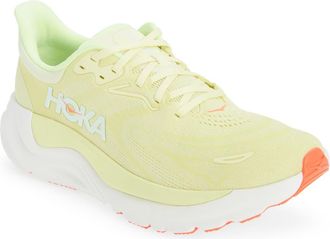 Hoka One One Arahi 8 Stability Running Shoe in Sunlight /Neon Yuzu at Nordstrom, Size 6.5