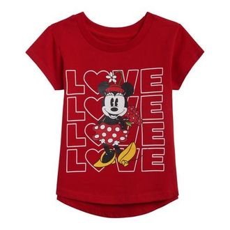 Disney Valentines Day T-Shirt in Valentines Day, Red at Nordstrom, Size 10-12