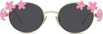 Loewe Gafas de Sol Ovaladas Signature - Accessories - Mujer - Amarillo - ONE SIZE