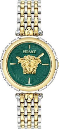 Versace Medusa Heritage Two-Tone Bracelet Watch, 38mm in Two Tone at Nordstrom, Size 38 Mm