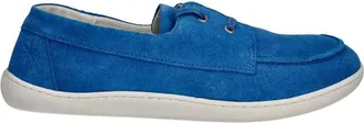 FLY London Schoenen, Dames, Blauw, 37 EU, Leer, Lace-up Suede Loafer