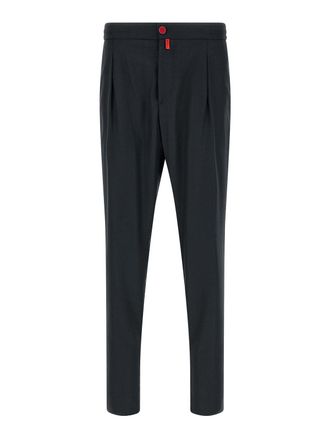 Kiton Red Button Pants