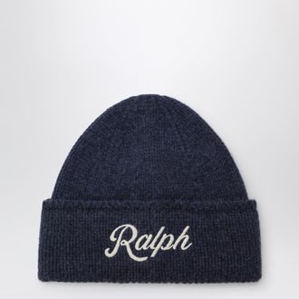 Polo Ralph Lauren Berretto blu navy in misto lana