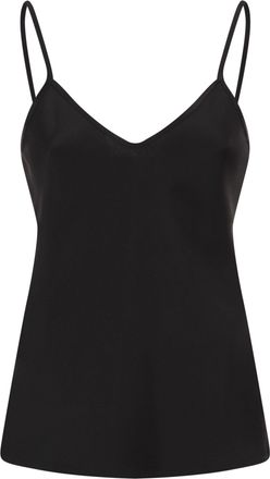 Max Mara Msecomma - Top Camisola De Sat&eacute;n Fluido Con Tirantes Finos