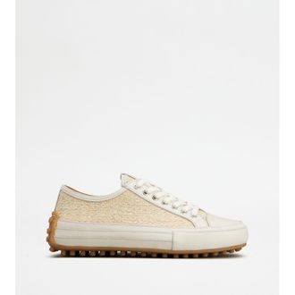 Tod's Sneakers in Fabric and Leather