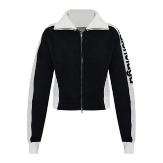 Balenciaga Logo Cardigan - Dames - Truien - Zwart - Maat: XS Zijde