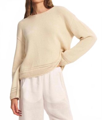 Velvet Rosalyn Sweater In Cream