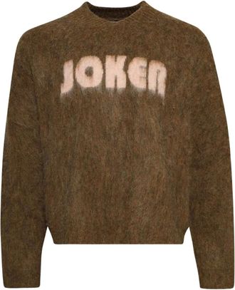 Martine Rose Maglione con lettere - Marrone