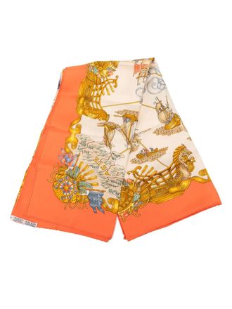 Hermès 2000-2025 Voiles de Lumiere Silk Scarf scarves - women - Silk - One Size - White