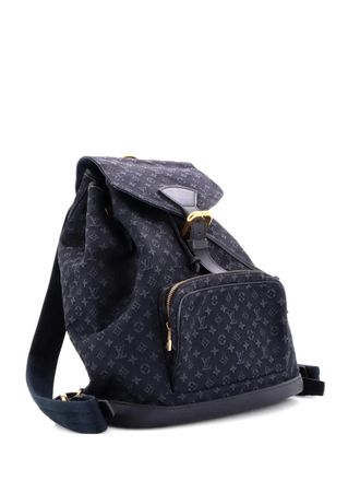 Louis Vuitton Vintage Montsouris Mini Lin GM backpack - Blue
