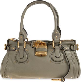 Chlo&eacute; Handbags, female, Green, Size: ONE SIZE Paddington Handbag