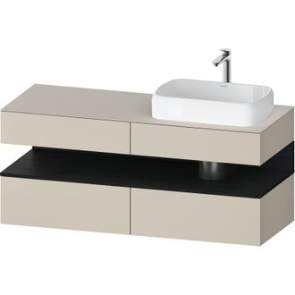 Duravit Qatego Consola Mueble Bajo Lavabo, 2 Extensiones, 2 - Duravit