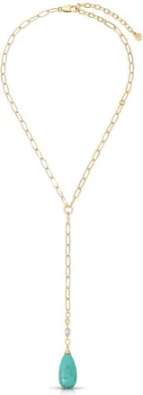 Ettika Teardrop Y-Necklace in Turquoise at Nordstrom