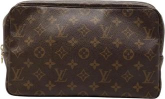 Louis Vuitton Pre-owned Clutches, female, Brown, Size: ONE SIZE Pre-owned Cosmetic Pouch