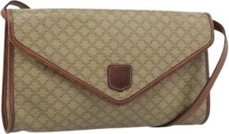 Celine Pre-owned Vintage Shoulder Bag - Dames - Vintage Schoudertas - Beige - ONE Size - Leer - Vintage