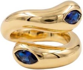 The M Jewelers NY The Blue Twisted Stone Pinky Ring in Gold at Nordstrom, Size 3