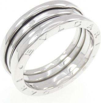 Bulgari White Gold White Gold (18K) Band Ring (Pre-Owned)