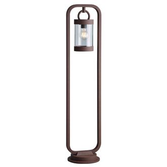 Trio Sambesi Rust Outdoor Pole H100 Cm Sensor Crepuscular Ip44 Lighting