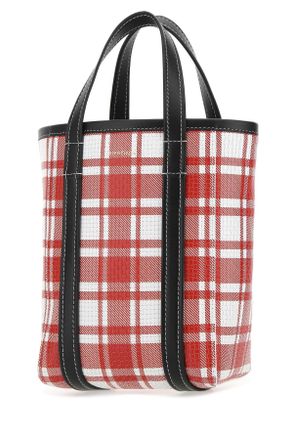 Balenciaga Womens Printed Leather Small Barbes Shopping Bag 6190 Borse A Mano