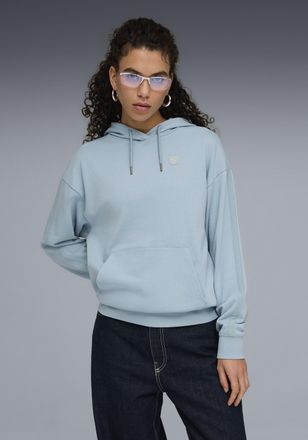 Puma Kapuzensweatshirt PUMA ESS ELEVATED COMFORT HOODIE TR, Damen, Gr. L, seafoam, Sweatware, Obermaterial: 100% Baumwolle, unifarben, comfort fit normal, 