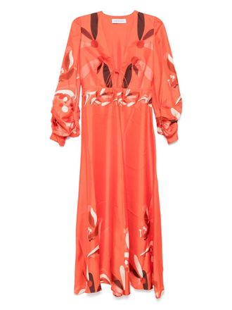 Raquel Diniz Valerie maxi-jurk - Rood