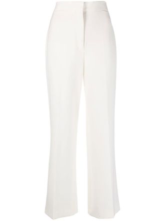 Stella McCartney Pantaloni a gamba ampia - Bianco