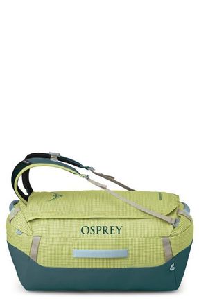 Osprey Transporter 65-Liter Duffle Luggage in Glow Dew/Torrent Blue at Nordstrom