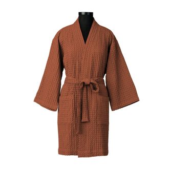Febronie Albornoz kimono algod&oacute;n rojo toscano 95x64
