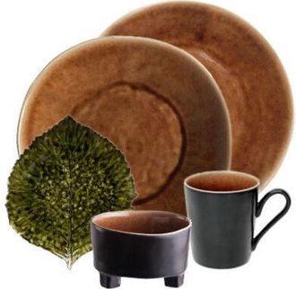 Costa Nova Geschirr-Set Riviera 30-tlg. - Terra