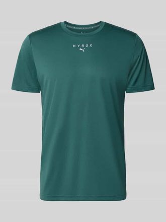 Puma Regular Fit Sport-T-Shirt mit Logo-Print Modell M PUMA X HYROX in Dunkelgruen, Gr&ouml;&szlig;e XXL
