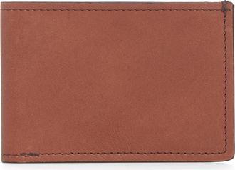 Korchmar George Slim Leather Billfold in Brown at Nordstrom