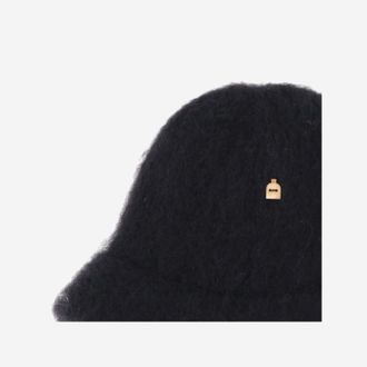 Myssyfarmi Womens Wool Bucket Hat Black Finnshep