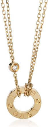 Cartier Pre-Owned Cartier Yellow Gold Diamond Love Pendant
