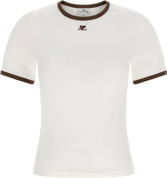 Courr&egrave;ges Mujer, Camisetas, Blanco, Talla: XS