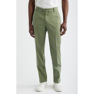 Scott Barber Classic Fit Ultimate Twill Chinos in Agave at Nordstrom, Size 38