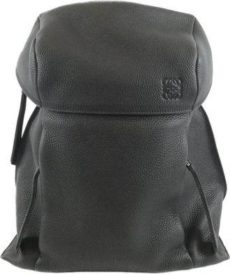 Loewe Black Leather Backpack (Pre-Owned)
