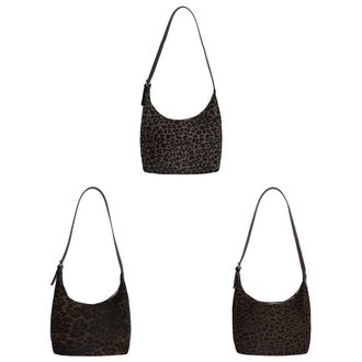 Generic Leopard Print Crossbody Bag Convertible Spacious Messenger Bag for Women Fashion Travel Shopping and Daily