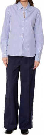 WE-AR4 Tuxedo Trouser In Navy Check