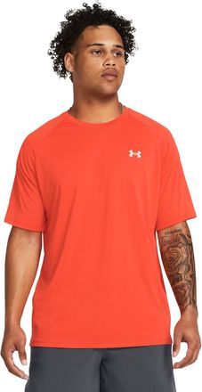 Under Armour Mens Tech Reflective Short Sleeve T-Shirt in Orange