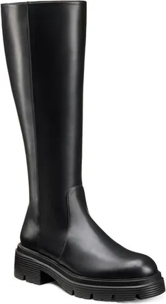 Stuart Weitzman Hudson Lite Zip Knee High Boot in Black at Nordstrom, Size 7.5