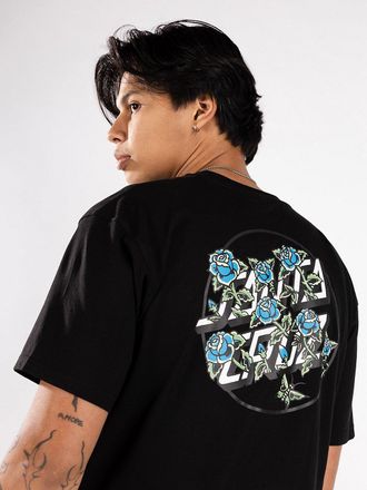 Santa Cruz Flash Stacked Dot T-Shirt nero