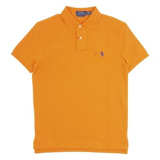 Polo Ralph Lauren Polo Shirts, male, Orange, Size: S Regular-Fit Short Sleeve Polo Shirt