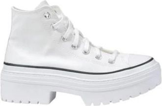 Converse Sneakers met Dikke Zool van Stof - Dames - Sneakers - Wit - 40 EU - Schoenen