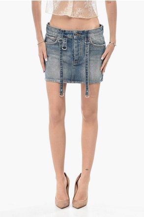 Off-white Denim Cargo Mini Skirt size 40