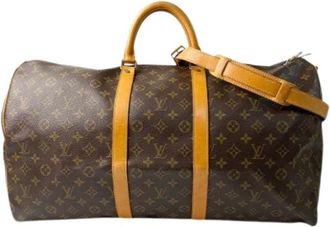 Louis Vuitton Pre-owned Weekend Bags, female, Brown, Size: ONE SIZE Pre-owned Weekend Bag