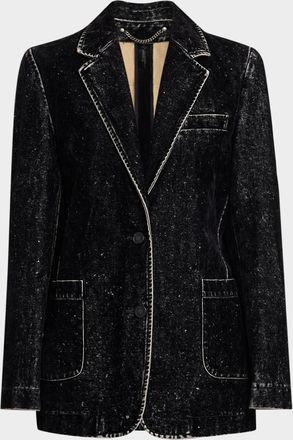 Golden Goose Journey Velvet-Effect Jacket