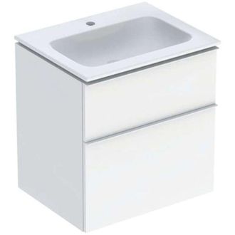 Keramag Keramag - Geberit Icon Set Mueble Lavabo Con Mueble Bajo Lavabo, 2 Cajones