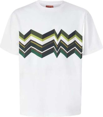 Missoni T-Shirt mit Zickzack-Print