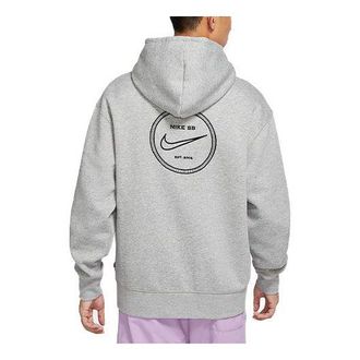 Nike Mens Nike SB Embroidered Logo Skateboard Sports Gray DA4265-063
